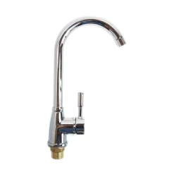 MISCELATORE RUBINETTO MONOCOMANDO LAVABO LAVELLO BAGNO CUCINA CROMATO V6
