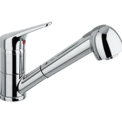 MISCELATORE RUBINETTO PER LAVELLO CUCINA CON DOCCETTA ESTRAIBILE FLESSIBILE 52336