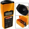 MISURATORE DI DISTANZA METRO PUNTATORE LASER ULTRASUONI DISPLAY LCD MISURA 18 M