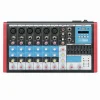 MIXER AUDIO 8 CANALI EQUALIZZATORE 4MIC XLR PHANTOM +48V USB MP3 DISPLAY MAXTECH MIX-8CH