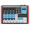 MIXER AUDIO 6CH EQUALIZZATORE 4 MIC XLR PHANTOM +48V USB MP3 DISPLAY MAXTECH MIX-6CH