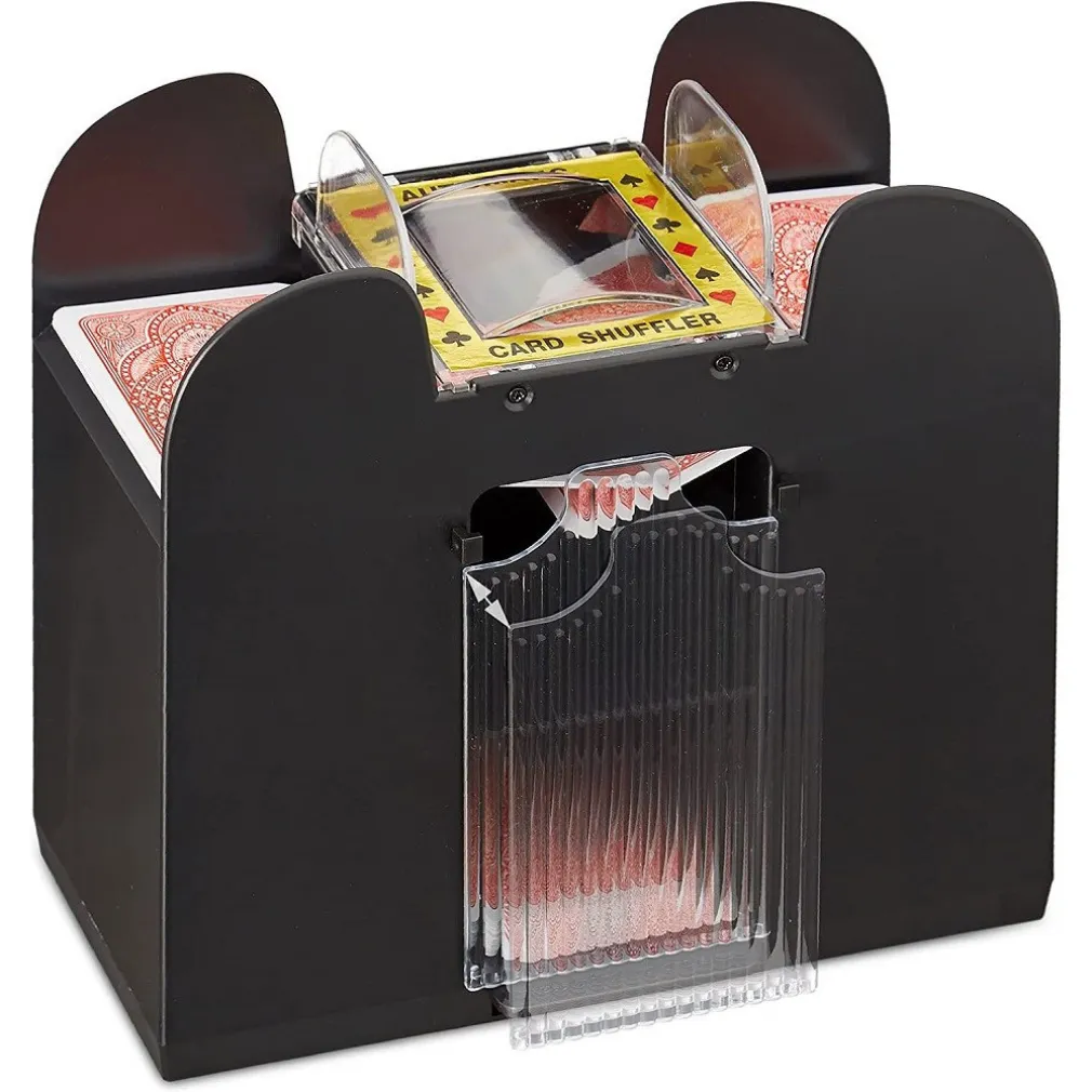 MIXER AUTOMATICO DI CARTE FINO A 6 MAZZI DA POKER A BATTERIA SOLO CARTE STANDARD