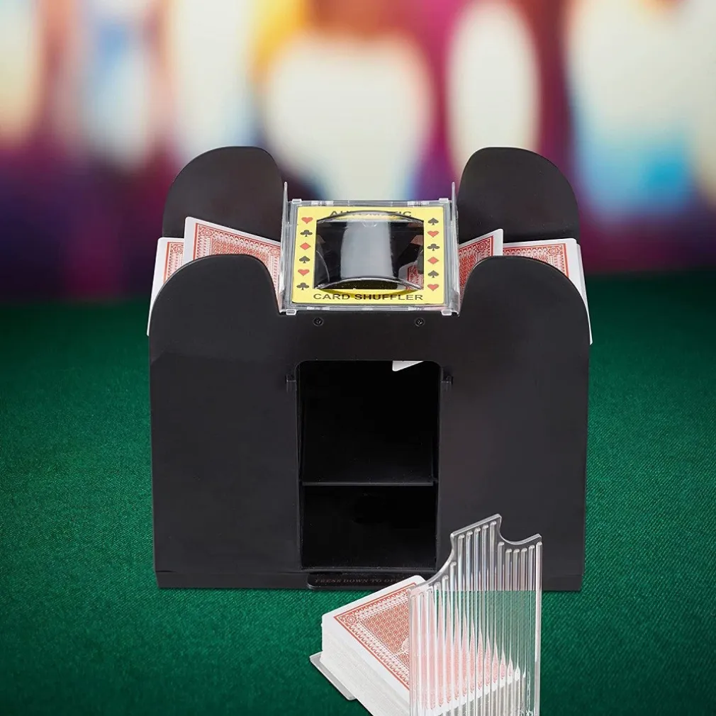 MIXER AUTOMATICO DI CARTE FINO A 6 MAZZI DA POKER A BATTERIA SOLO CARTE STANDARD