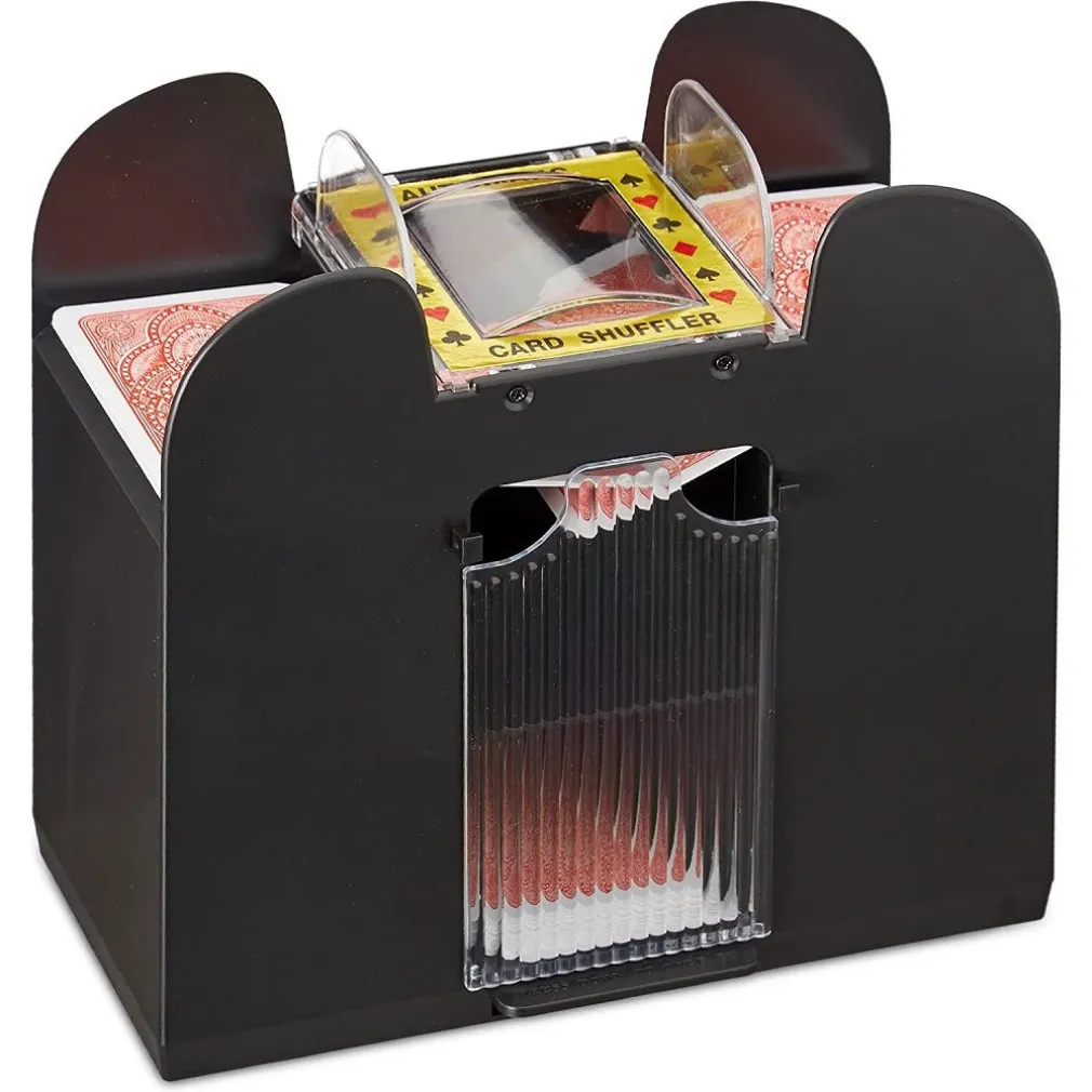 MIXER AUTOMATICO DI CARTE FINO A 6 MAZZI DA POKER A BATTERIA SOLO CARTE STANDARD