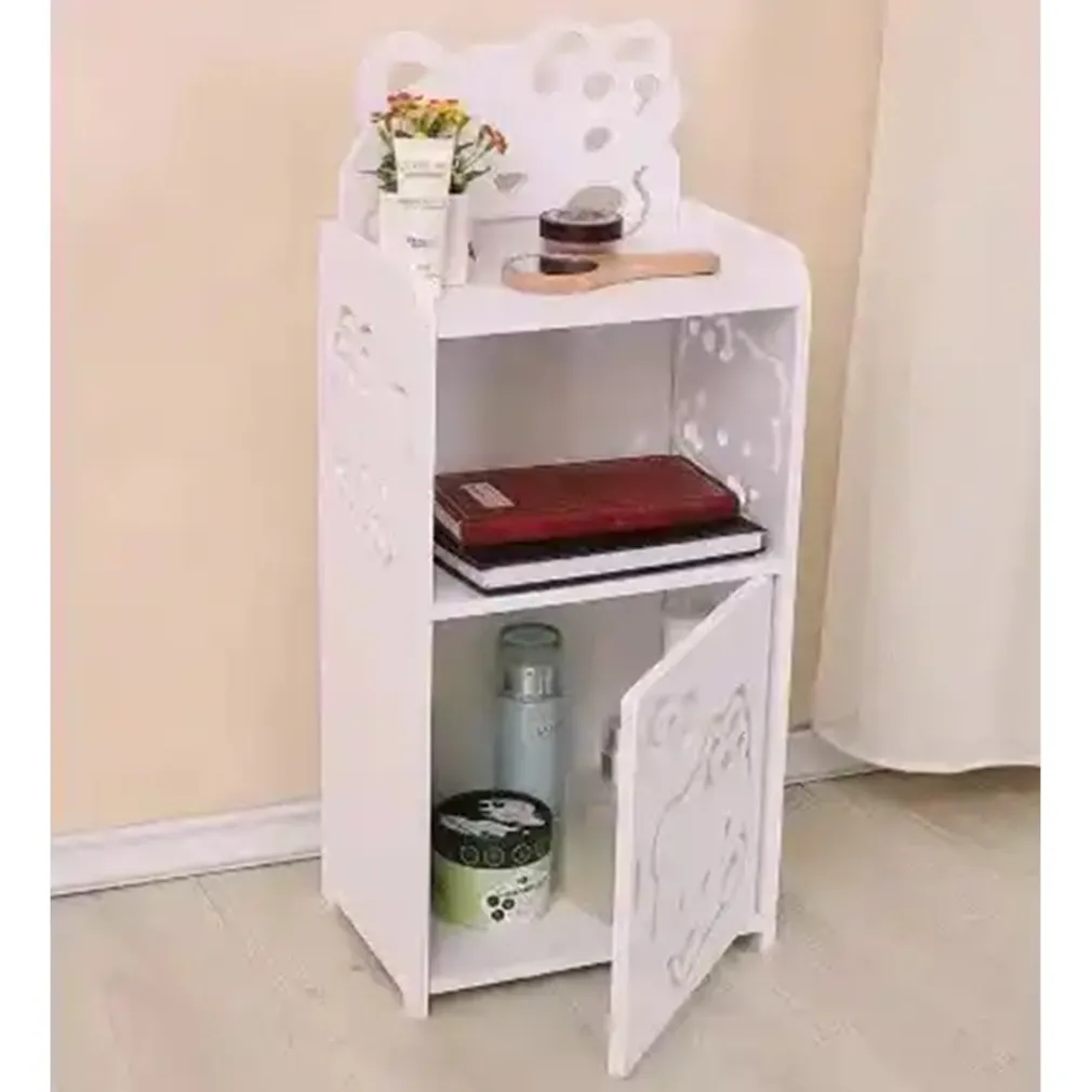 MOBILETTO DESIGN GATTO KITTY LEGNO COMODINO MODERNO PORTAOGGETTI SOGGIORNO CAMERA BAMBINI