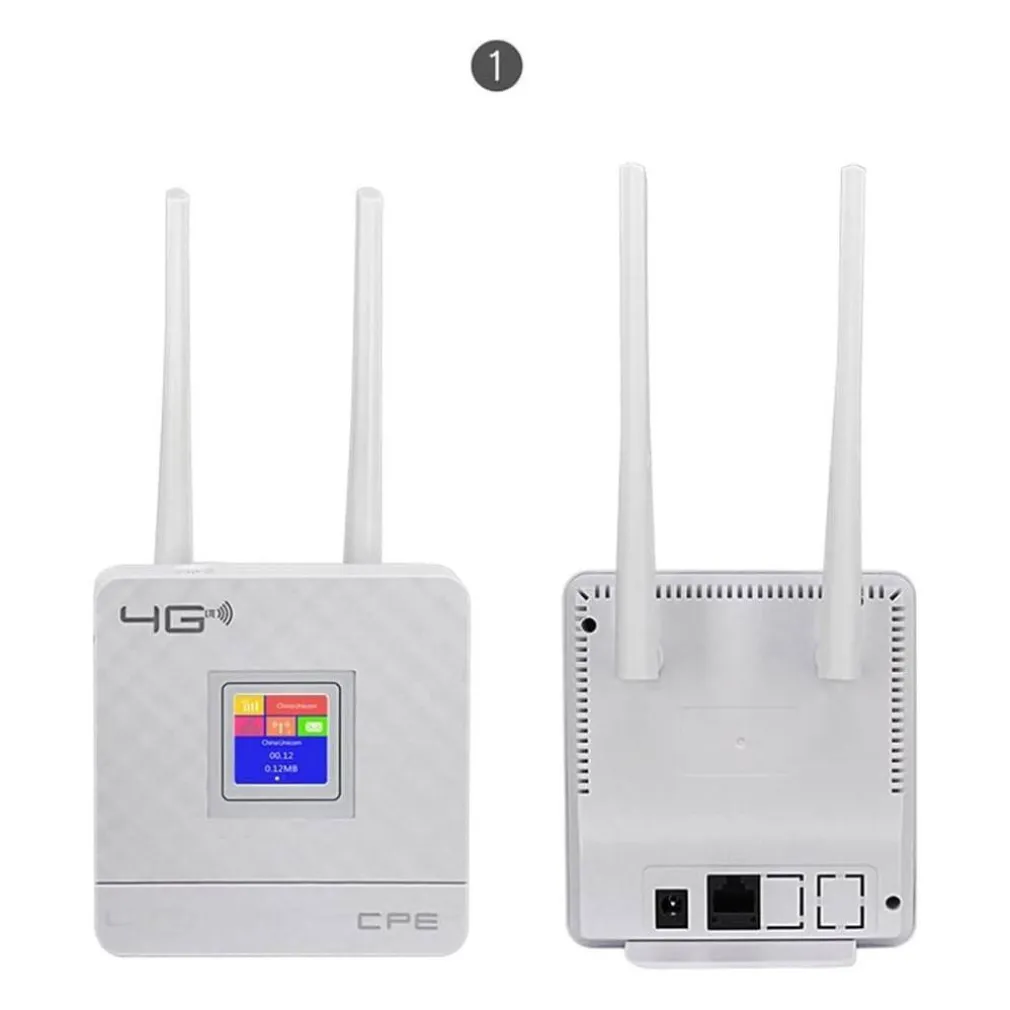 MODEM ROUTER PER SIM 4G LTE WIFI HOTSPOT DOPPIA ANTENNA PORTA LAN UNIVERSALE CPE