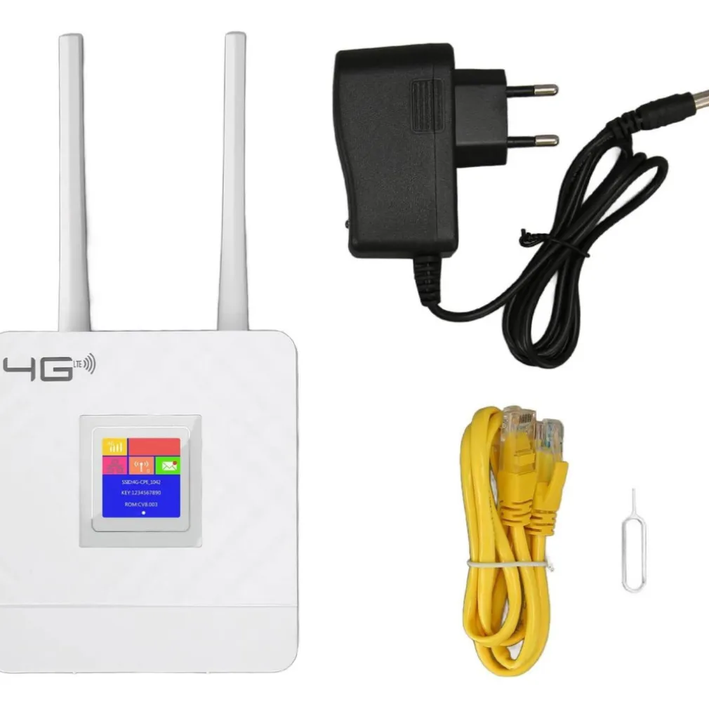 MODEM ROUTER PER SIM 4G LTE WIFI HOTSPOT DOPPIA ANTENNA PORTA LAN UNIVERSALE CPE