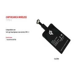 MODULO CHIP RICARICA WIRELESS TYPE-C ADATTATORE RICEVITORE DC 5V / 800MA MAXTECH