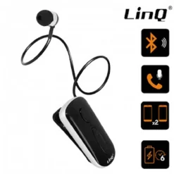 MONO AURICOLARE STEREO BLUETOOTH CON CLIP-ON RETRATTILE ASSOCIA 2 CELLULARI K36