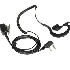 MONO CUFFIA ARCHETTO AURICOLARE MICROFONO 2.5-3.5MM PER RICETRASMITTENTE RADIO