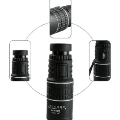 MONOCOLO 30X52 CANNOCCHIALE ZOOM INGRANDIMENTO CUSTODIA CAMPEGGIO STADIO TEATRO