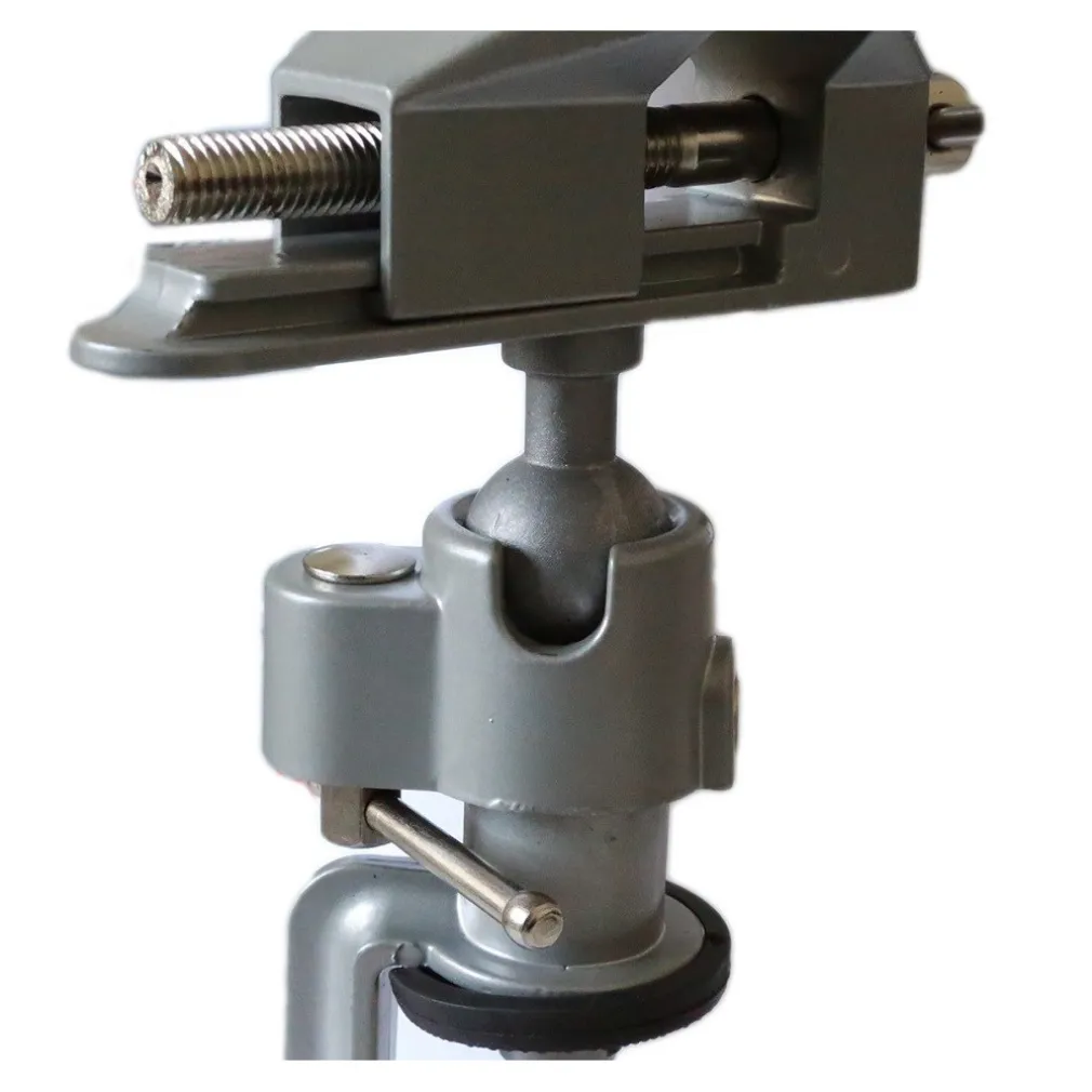 MORSA DA BANCO BASE GIREVOLE SNODABILE APERTURA MASSIMA 50MM FISSAGGIO MORSETTO