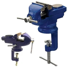 MORSA DA BANCO CON BASE GIREVOLE APERTURA MASSIMA 60mm FISSAGGIO A MORSETTO