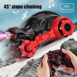 MOTOCICLETTA ACROBATICA TELECOMANDATA CON EFFETTO SONORO SPRUZZI D'ACQUA Q-D3