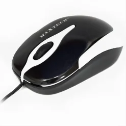 MOUSE CON CAVO USB OTTICO PER COMPUTER PC PORTATILE NOTEBOOK FILO MAXTECH M-Z005