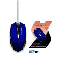 MOUSE DA GIOCO GAMING PER COMPUTER PC CAVO USB 2.0 FILO 1.2 MT TASTI MAXTECH M-Z014