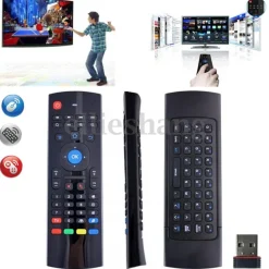 MOUSE E TASTIERA TELECOMANDO PER ANDROID TV BOX MX 3 U5E7 2.4GHZ SENZA FILI
