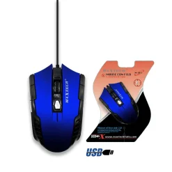 MOUSE GAMING CON CAVO USB OTTICO MINI CON FILO PER COMPUTER PC DA GIOCO MAXTECH M-Z017