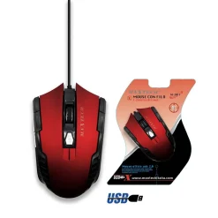 MOUSE GAMING CON CAVO USB OTTICO MINI CON FILO PER COMPUTER PC DA GIOCO MAXTECH M-Z017