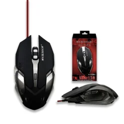 MOUSE GAMING PER PC COMPUTER TASTI LUMINOSI LED CURSORE DA GIOCO MAXTECH M-GM002