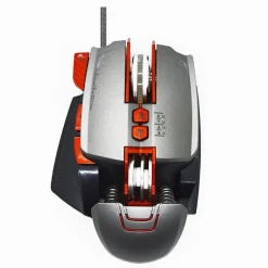 MOUSE GAMING RGB MULTICOLOR CON FILO TASTI 8000 DPI USB PER PC NOTEBOOK M-RGB02