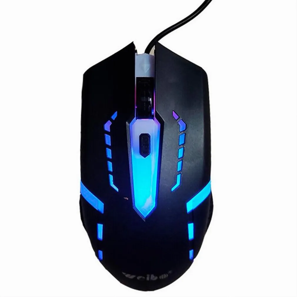 MOUSE OTTICO RGB GAMING ILLUMINATO LED 2 PULSANTI INGRESSO USB LED GAMING M-39