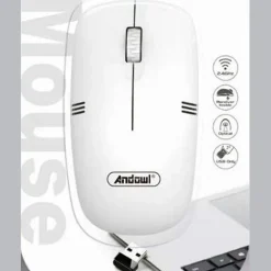 MOUSE OTTICO SENZA FILI WIRELESS 2.4GHZ RICETRASMETTITORE USB PER COMPUTER QM62