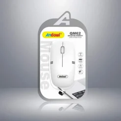 MOUSE OTTICO SENZA FILI WIRELESS 2.4GHZ RICETRASMETTITORE USB PER COMPUTER QM62