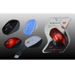 MOUSE OTTTICO USB 2.0 FILO PORTATILE PER PC COMPUTER 2.4 GHZ MAXTECH M-Z012F