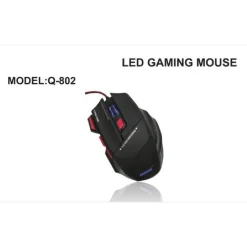 MOUSE PROFESSIONALE GAMING 3200 DPI 7 TASTI USB OTTICO LAPTOP VIDEOGIOCHI Q-802