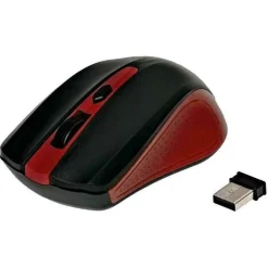 MOUSE WIRELESS OTTICO 2.4GHZ RICETRASMETTITORE USB ERGONOMICO COMPUTER PC AN-211