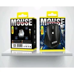 MOUSE WIRELESS OTTICO PROFESSIONALE ERGONOMICO 2400DPI DONGLE USB PER PC Q-M2000