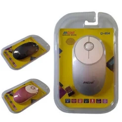 MOUSE WIRELESS OTTICO SENZA FILI USB NOTEBOOK PC COMPUTER 1200 DPI 2,4GHZ Q-814