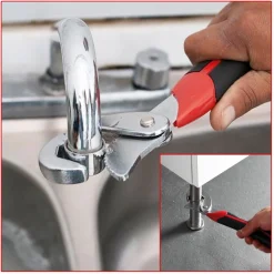 MULTI CHIAVE CHROME DADI BULLONI 3 IN 1 UNIVERSALE AUTOBLOCCO SNAP N GRIP 2 PZ