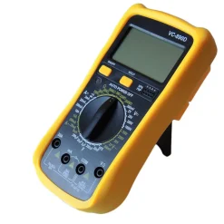 MULTIMETRO DIGITALE TESTER PROFESSIONALE VOLT AMPERE OHM FARAD PUNTALI VC890D