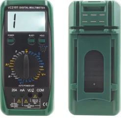 MULTIMETRO DIGITALE TESTER PROFESSIONALE VOLT AMPERE VOLTMETRO 20A LCD VC2101