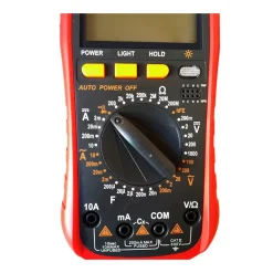 MULTIMETRO TESTER DIGITALE PROFESSIONALE VOLT AMPERE FARAD PUNTALI YI-58L