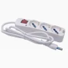 MULTIPRESA 3 USCITE UNIVERSALI INTERRUTTORE LUMINOSO SPINA 16A CAVO 1.5MT 80178N
