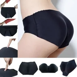 MUTANDA IMBOTTITA GLUTEI SLIP PUSH UP DI COLORE BEIGE O NERO VARIE TAGLIE