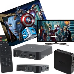 MXQ ANDROID TV BOX WIFI IPTV SMART TV PLASMA LED USB SD CARD INTERNET SMART TV