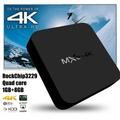 MXQ ANDROID TV BOX WIFI IPTV SMART TV PLASMA LED USB SD CARD INTERNET SMART TV