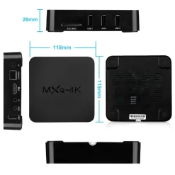 MXQ ANDROID TV BOX WIFI IPTV SMART TV PLASMA LED USB SD CARD INTERNET SMART TV