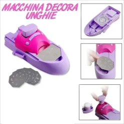 NAIL ART PRINT MACCHINA 45 DECORAZIONI DISCO DECORAZIONE UNGHIE STAMPI TOP