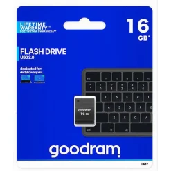 NANO PENDRIVE CHIAVETTA DI MEMORIA USB TIPO A UPI2 16 GB USB 2.0 NERA UPI2-16GB