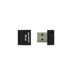NANO PENDRIVE CHIAVETTA DI MEMORIA USB TIPO A UPI2 32 GB USB 2.0 NERA UPI2-32GB