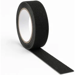 NASTRO ADESIVO NERO PER INTERNO/ESTERNO ANTICADUTA ANTISCIVOLO SENZA RESIDUI 25MMX5MT