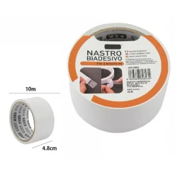 NASTRO BIADESIVO ROTOLO NASTRI SUPER RESISTENTE 4.8 CM X 10 METRI 69823