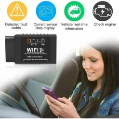 OBD2 AUTO CODE LETTORE CODICI SCANSIONE PROBLEMI WIRELESS ANDROID WINDOWS WIFI