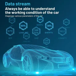 OBD2 DIAGNOSI AUTO ITALIANO LETTORE CANCELLAZIONE CODICI ERRORE SPIA MOTORE V521