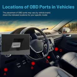OBD2 DIAGNOSI AUTO ITALIANO LETTORE CANCELLAZIONE CODICI ERRORE SPIA MOTORE V521